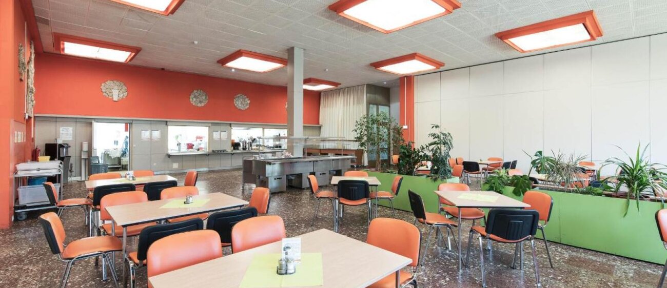 Ansicht der Cafeteria