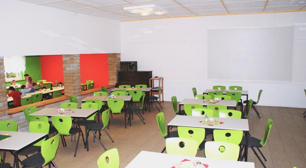 Speisesaal der Jugendherberge Kretzschau