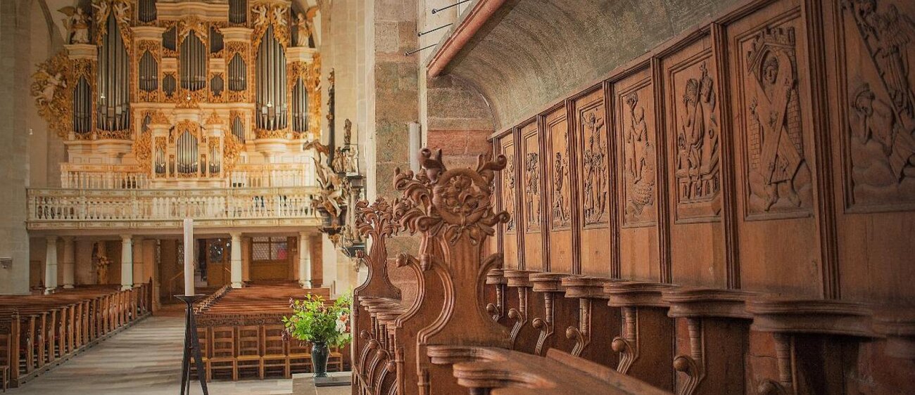 Merseburger Kaiserdom mit Ladegastorgel