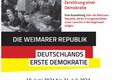 Wanderausstellung „Die Weimarer Republik – Deutschlands Erste Demokratie“