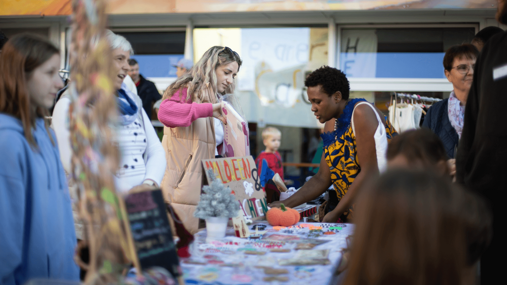 Floh- & Kreativmarkt mit Kreativworkshop Textilmalen