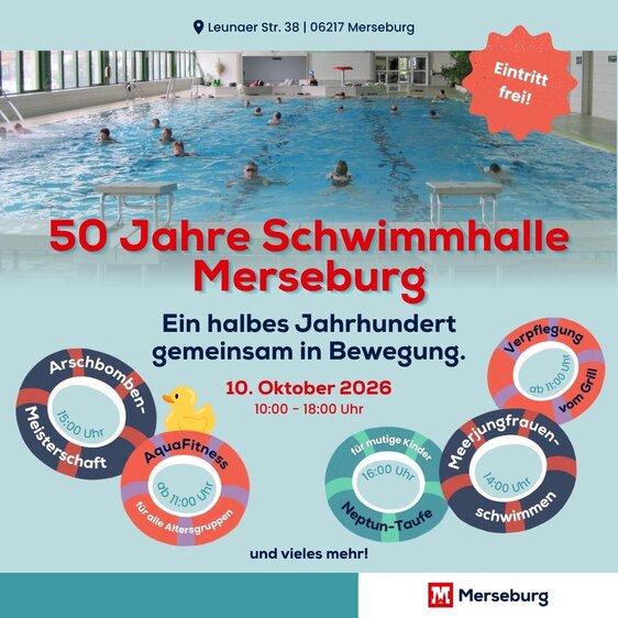 50 Jahre Schwimmhalle Merseburg