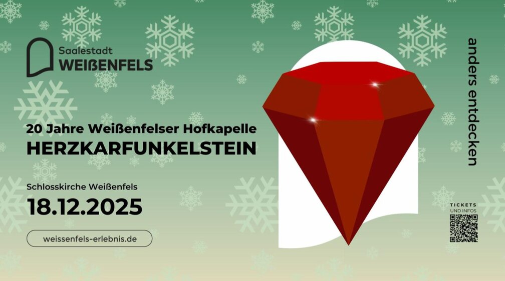 Weihnachtskonzert Herzkarfunkelstein - 20 Jahre Weißenfelser Hofkappelle