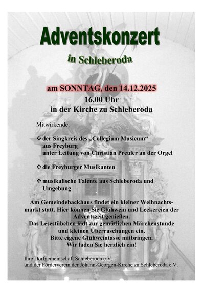 Adventskonzert in Schleberoda