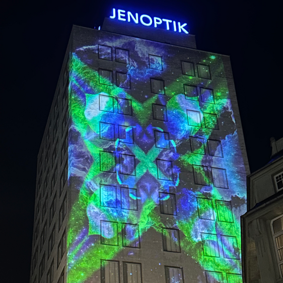 Nebelsymphonie am Ernst-Abbe-Hochhaus