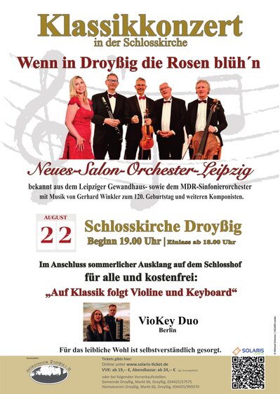 Klassikkonzert in der Schlosskirche Droyßig