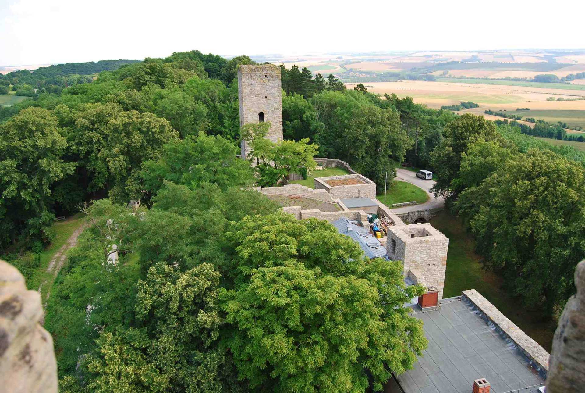 Eckartsburg van boven Eckartsberga
