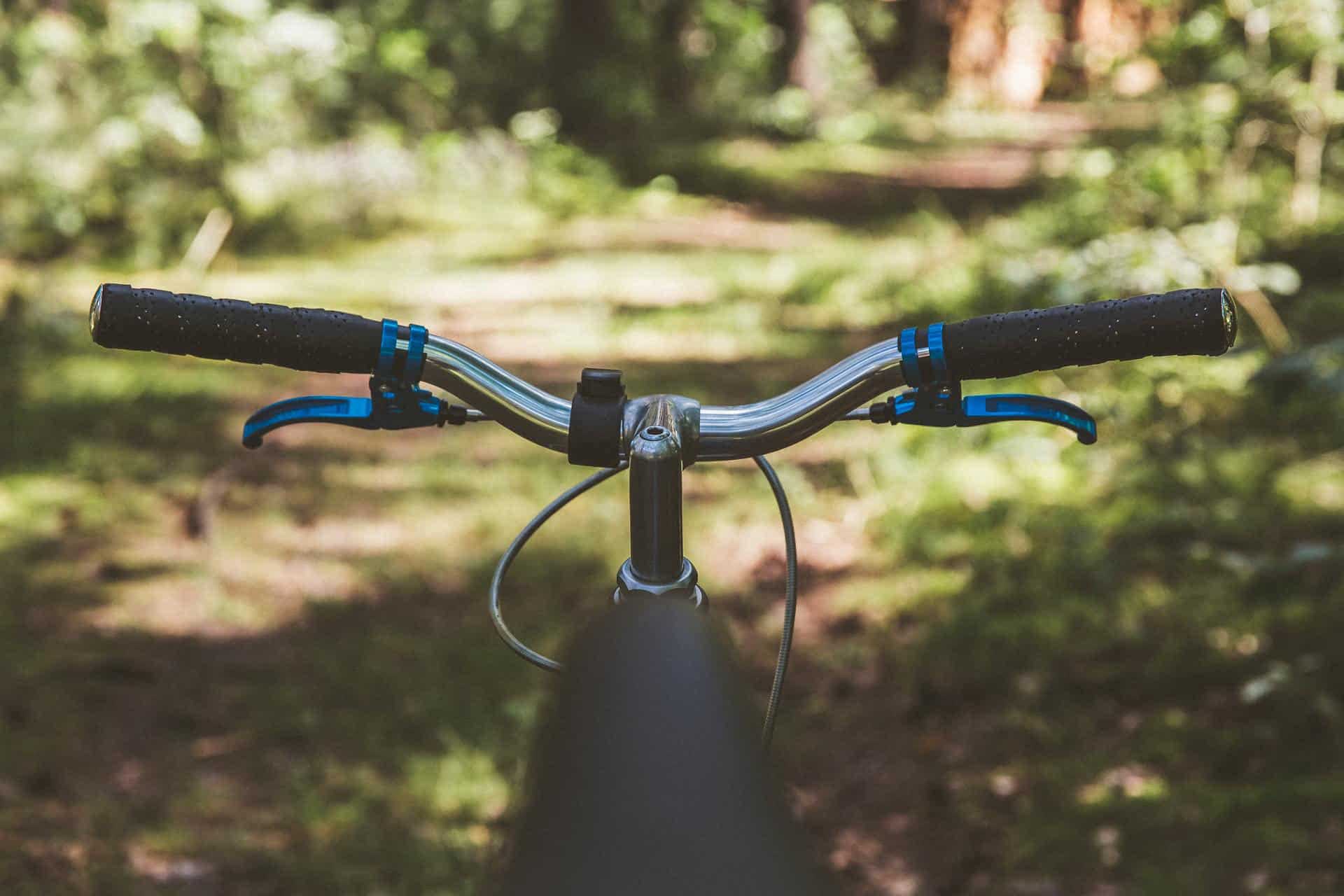 Fahrradlenker Nahaufnahme