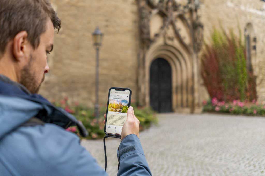 Ontdek Saale-Unstrut met de interactieve webapp "De kring van Goseck" (c) kommwirmachendaseinfach