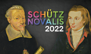 Logo van het Schütz Novalis Festival Jaar 2022