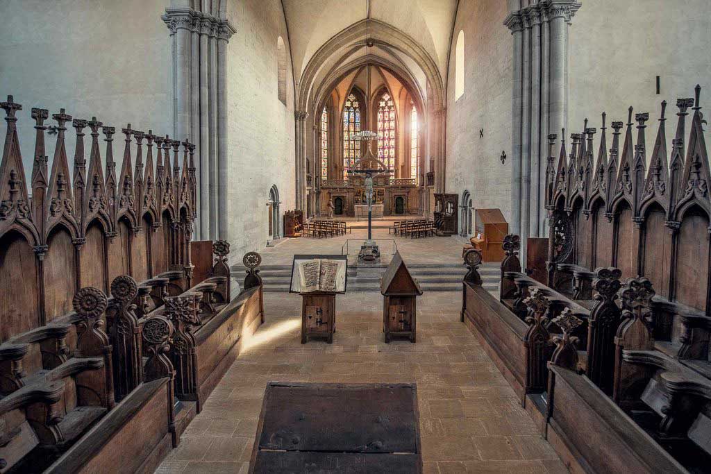 View into the east choir of Naumburg Cathedral (c) Vereinigte Domstifter, Falko Matte