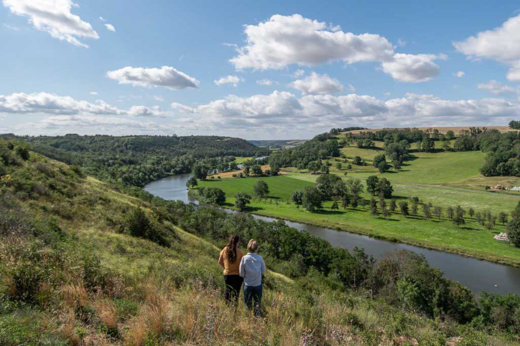 Mit Smartphone und App durch Saale-Unstrut - 8 digitale Führungen zum Kennenlernen Naturpark Unteres Saaletal - Saale bei Rothenburg (c) Saale-Unstrut-Tourismus e.V., Falko Matte