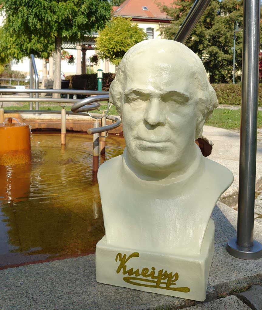 Bust of Sebastian Kneipp in Bad Bibra (c) Verbandsgemeinde An der Finne