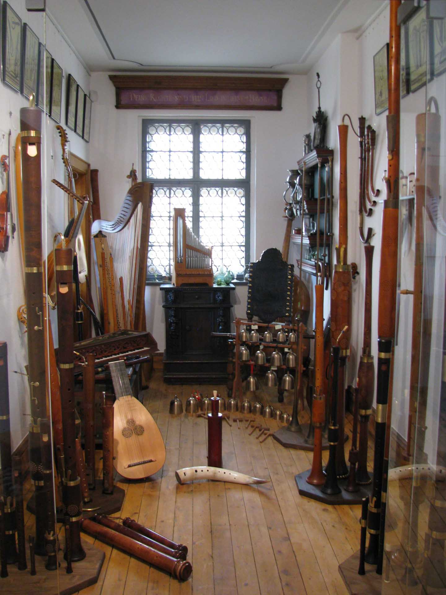 The Heinrich-Schütz-Haus Bad Köstritz houses a lot of fascinating instruments (c) Heinrich-Schütz-Haus Bad Köstritz