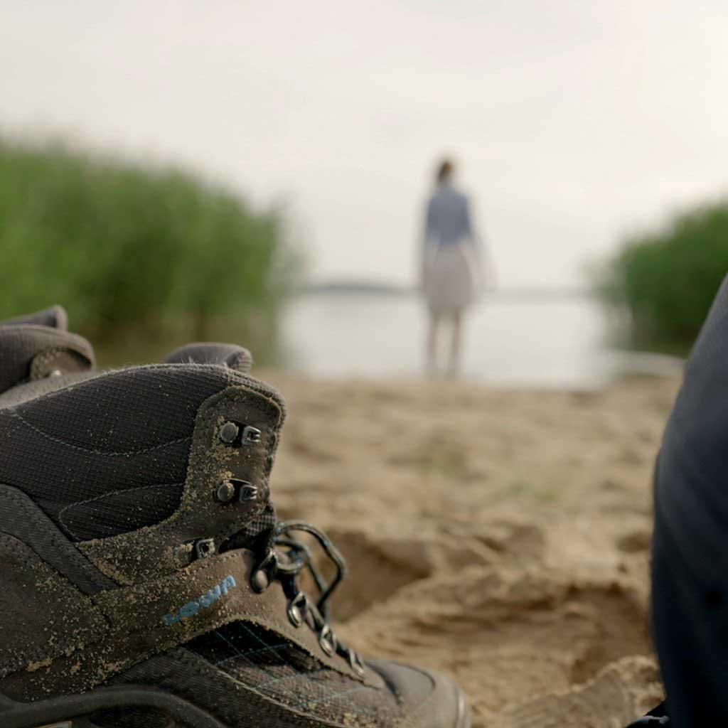 Wanderer am Strand (c) Daniel Remler