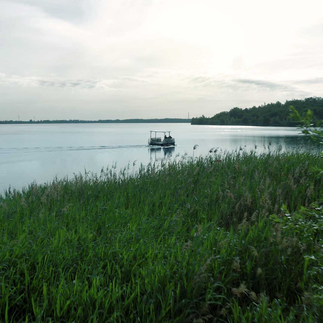 Psst... een huis aan de Geiseltalsee helemaal voor jezelf! Woonboot op de Geiseltalsee (c) Daniel Remler