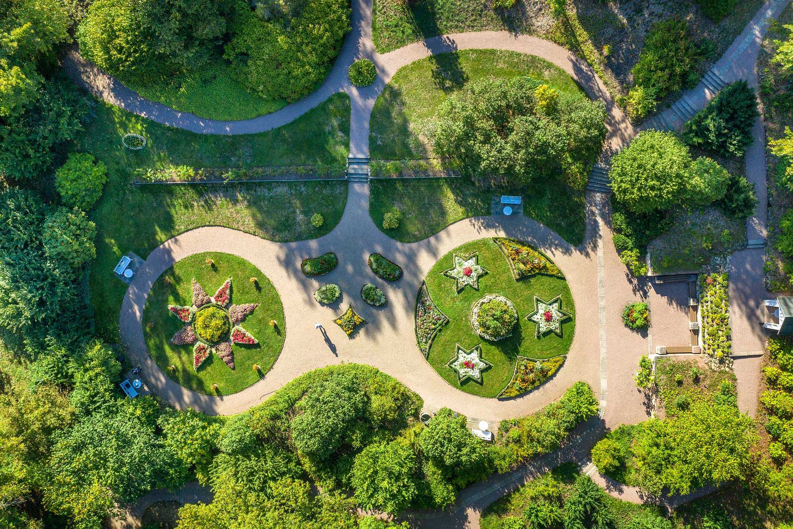 Paleispark Kochberg - Paleis Kochberg met slotgracht (c) Klassik Stiftung Weimar, Bestand Fotothek