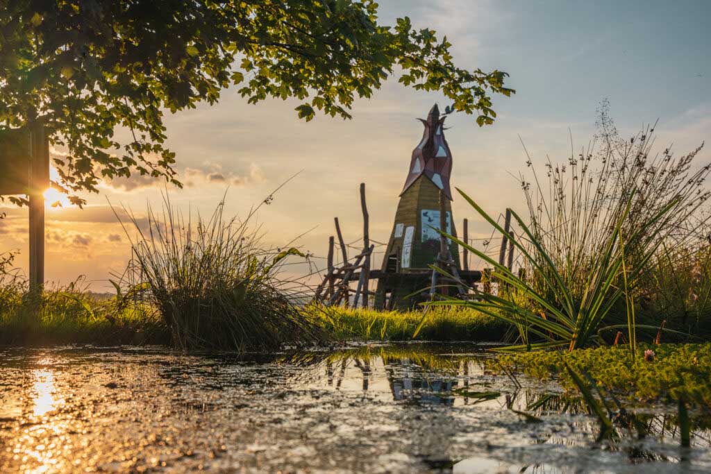 Spielplatz am Energie-Radweg auf dem Rittergut Nickelsdorf (c) Tony Matysik