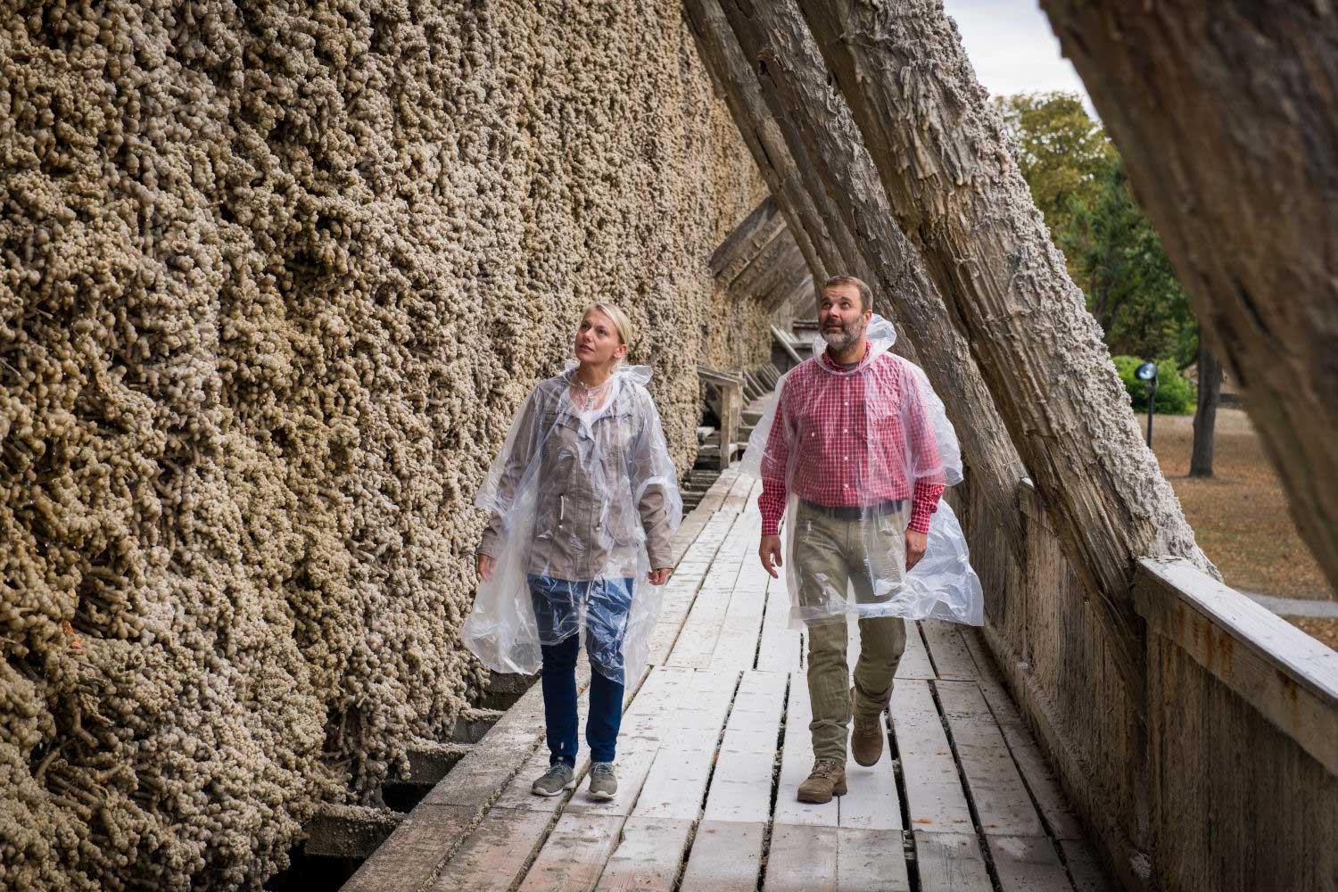 Freiluftinhalation am Gradierwerk Bad Kösen (c) Torsten Biel