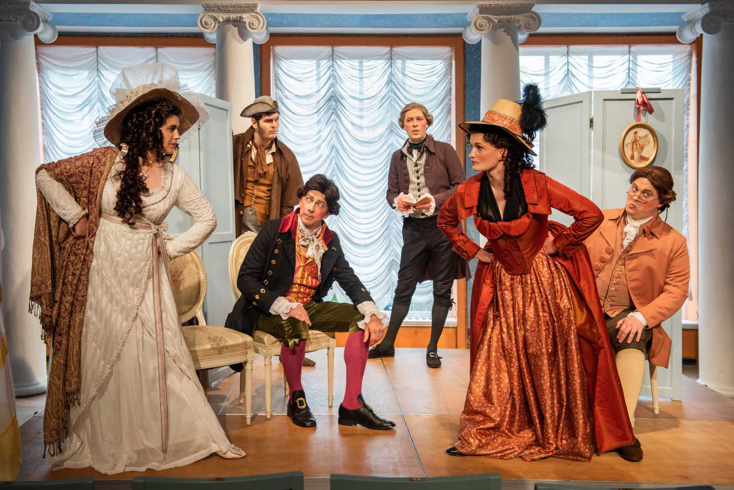 Goethe's favourite opera-buffa "Die Theatralischen Abentheuer", Photo Maik Schuck, © Liebhabertheater