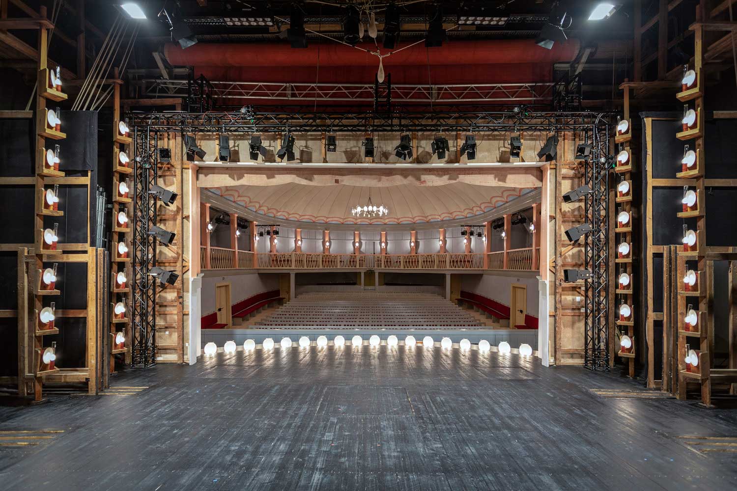 Historical stage technology in the Goethe Theatre Bad Lauchstädt (c) David Nuglisch
