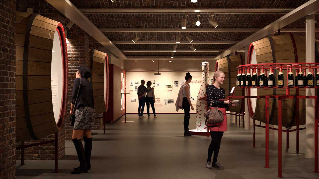 Trillend spel in de nieuwe Rotkäppchen Erlebniswelt (c) Rotkäppchen-Mumm